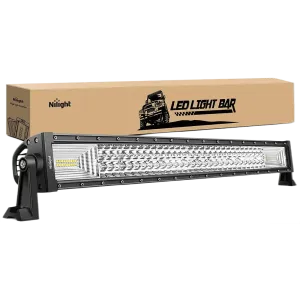 32 Inch 378W 37800LM Triple Row Spot Flood LED Light Bar
