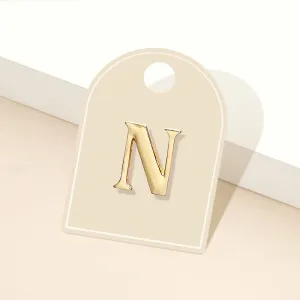 iLLASPARKZ -N- Metal Monogram Initial Lapel Mini Pin Brooch