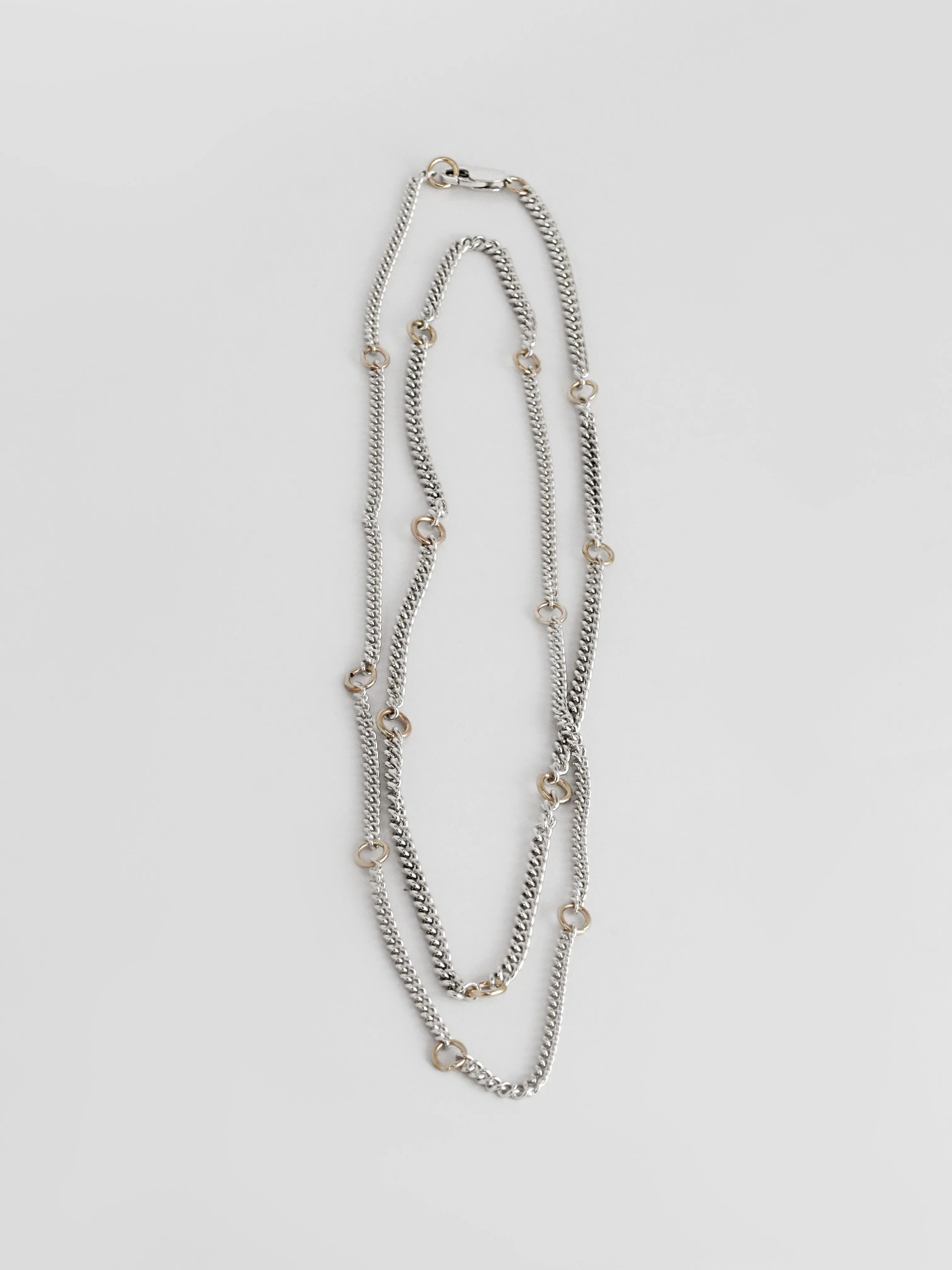 The Lair Jewellery Supekkuru Necklace Double 9ct Yellow Gold