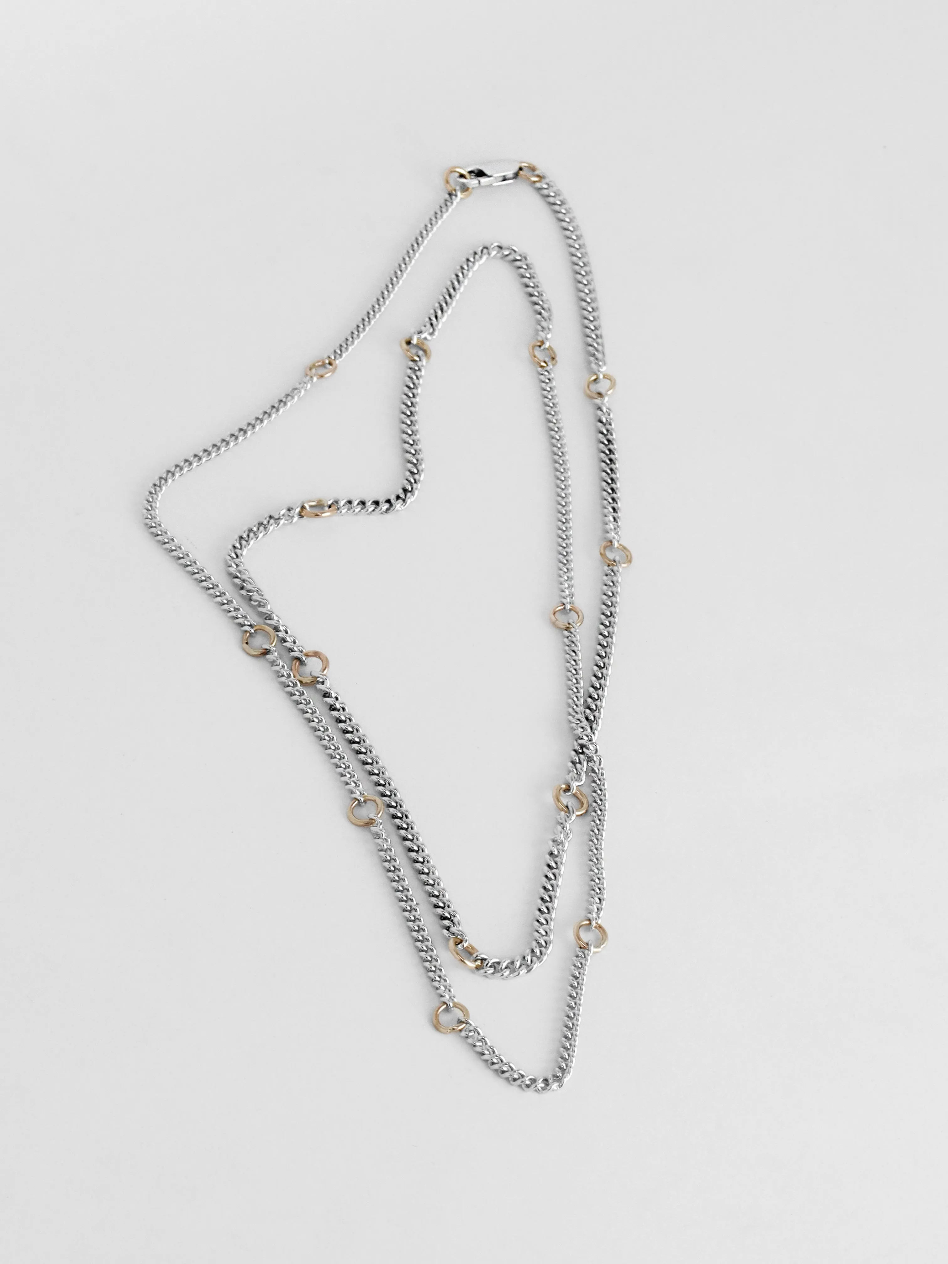 The Lair Jewellery Supekkuru Necklace Double 9ct Yellow Gold