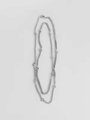The Lair Jewellery Supekkuru Necklace Double Silver