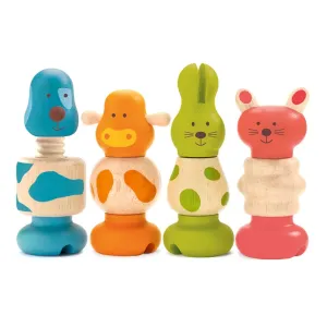 Wooden Screw Animals - Vis Animo