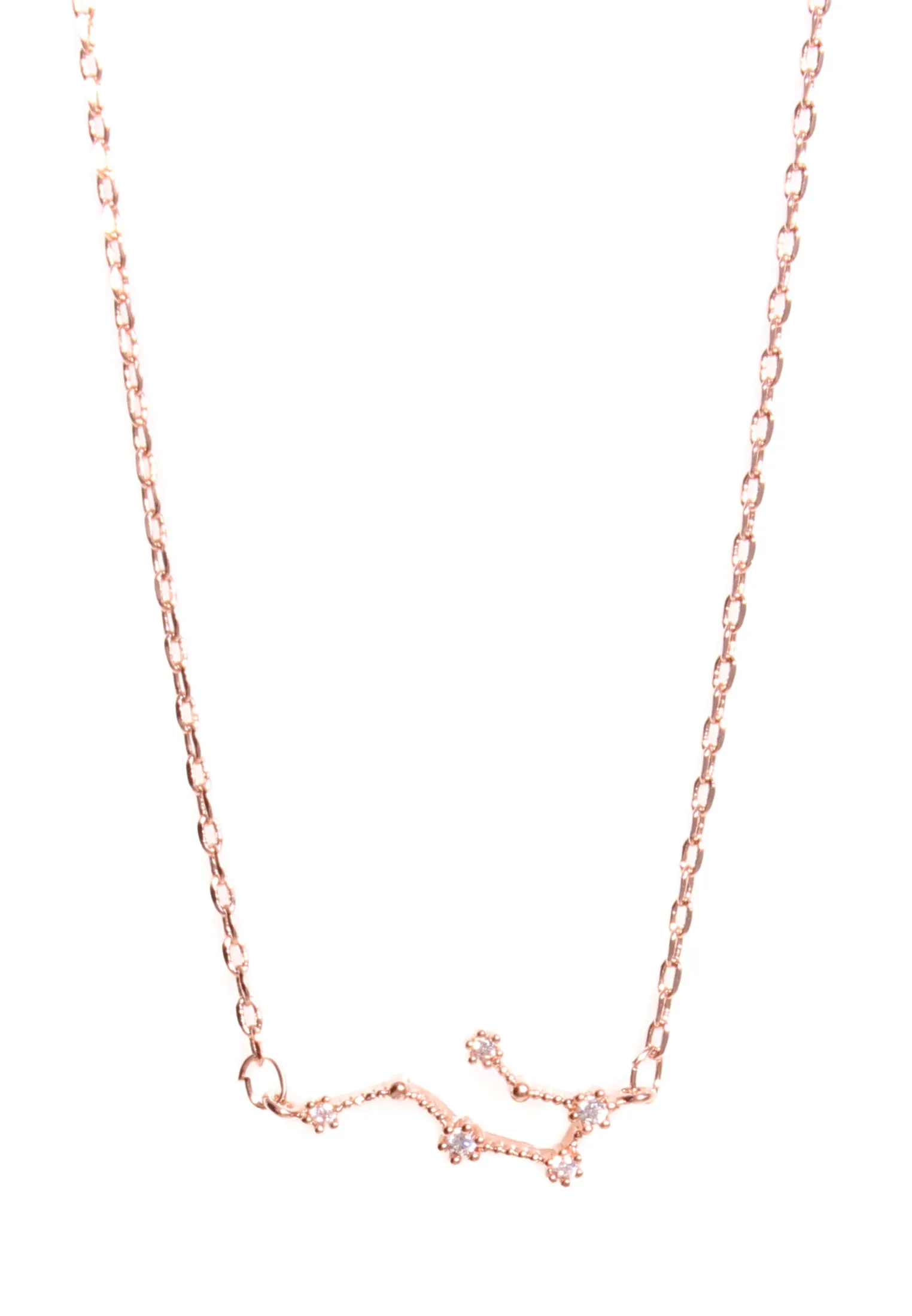 Zodiac Necklace Rosegold (Summer Sale)