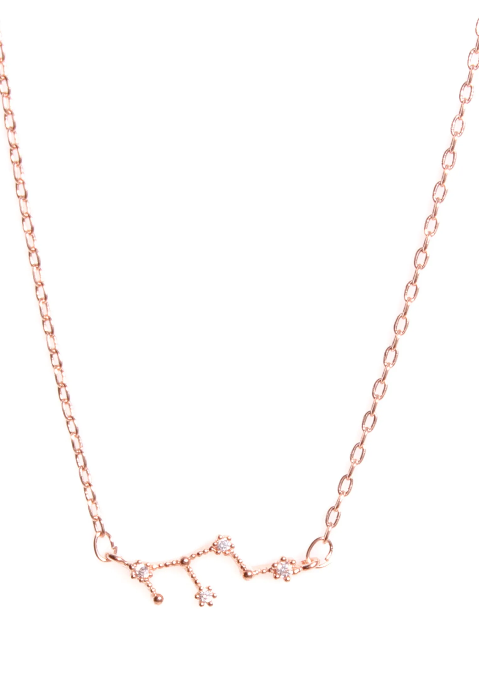 Zodiac Necklace Rosegold (Summer Sale)
