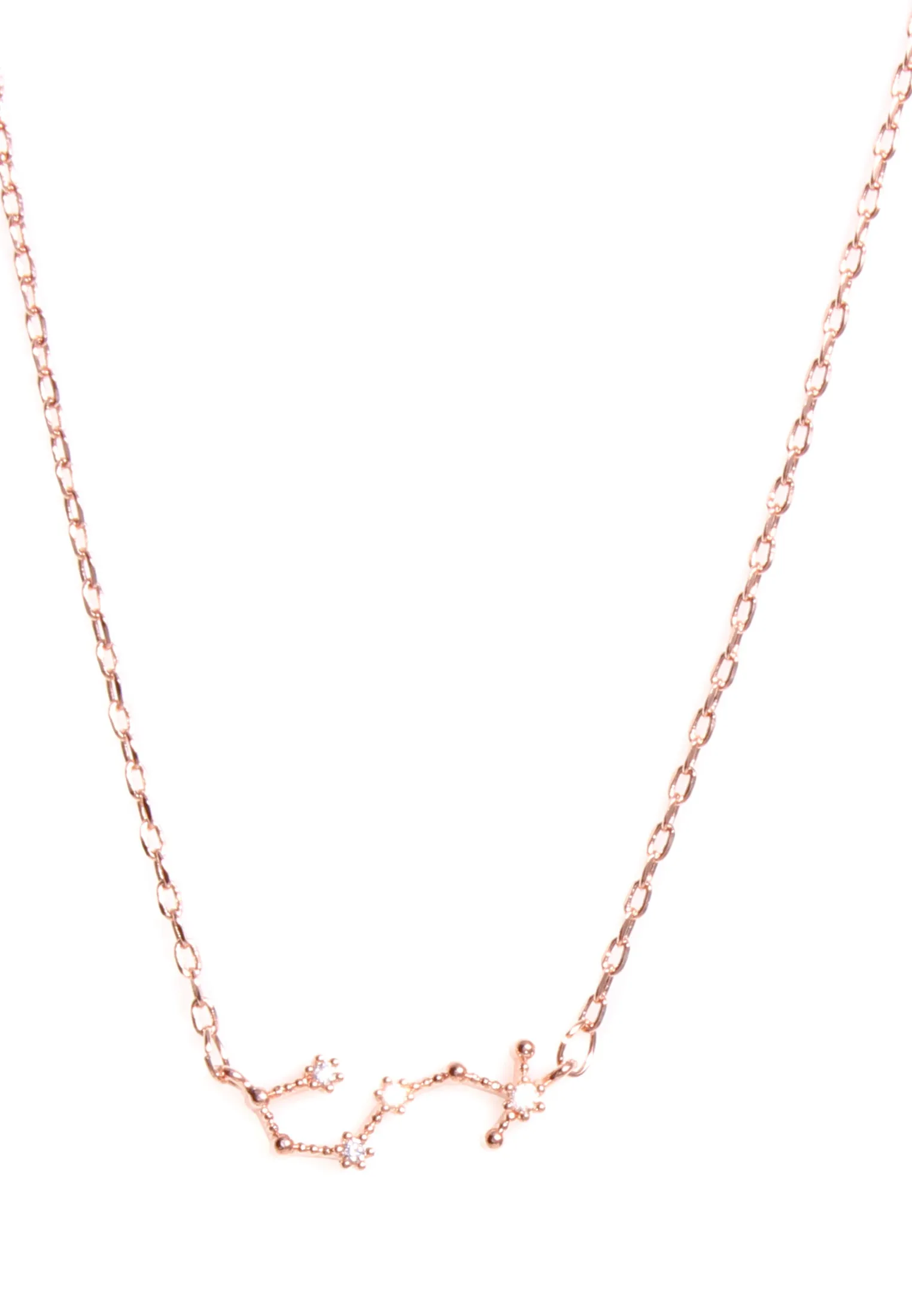 Zodiac Necklace Rosegold (Summer Sale)