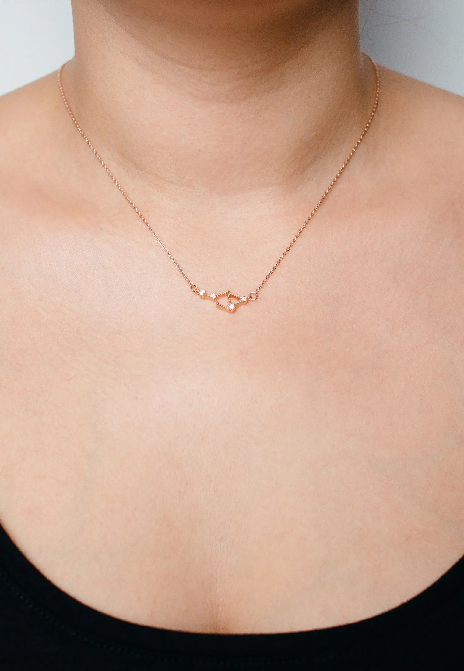 Zodiac Necklace Rosegold (Summer Sale)