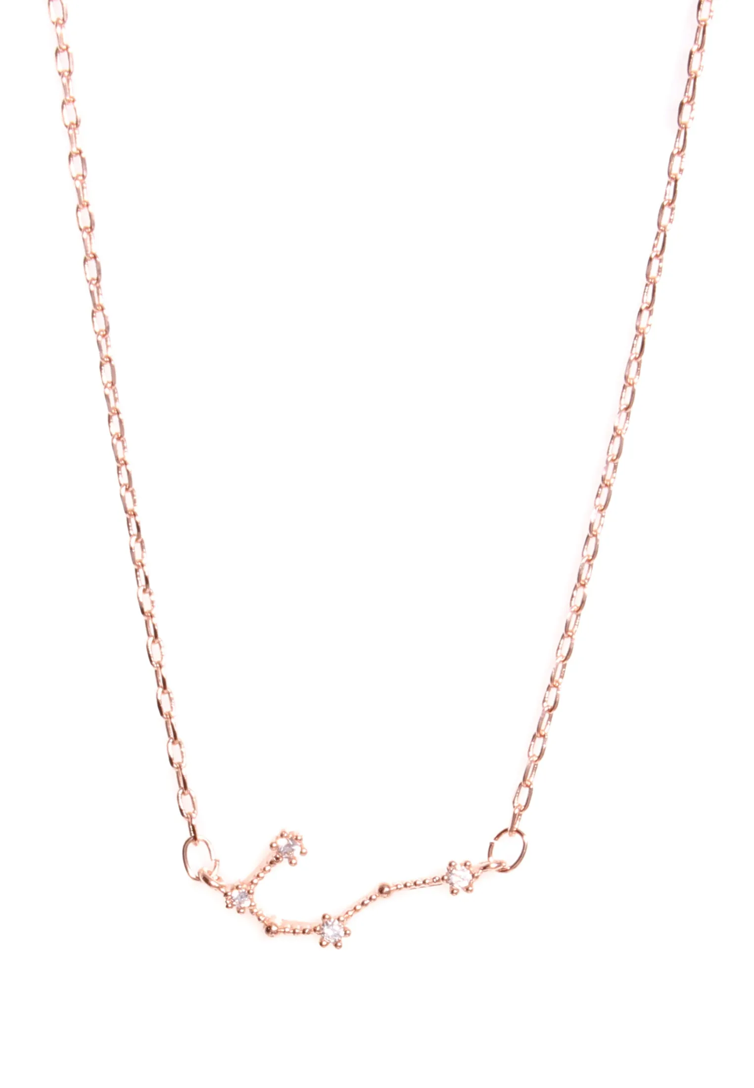 Zodiac Necklace Rosegold (Summer Sale)