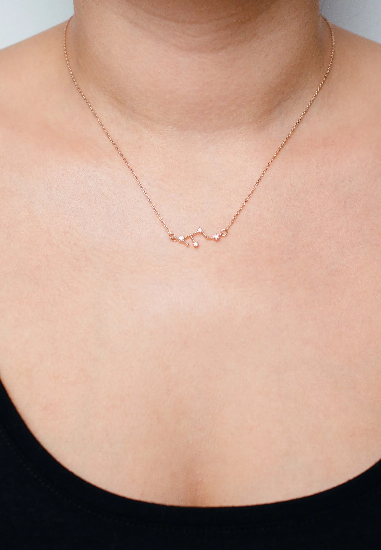 Zodiac Necklace Rosegold (Summer Sale)
